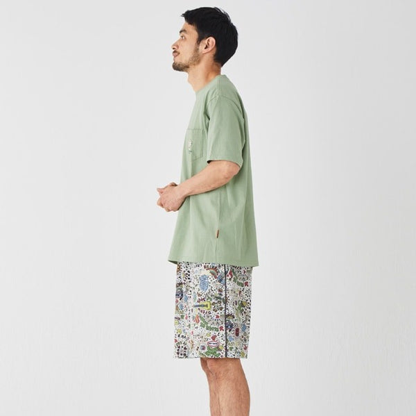 KRIFF MAYER ( クリフメイヤー ) クリーネスT ( 招き猫 ) MENS | 2447814 | メンズ | アパレル | 半袖 | シャツ | シンプル | 夏服 | 半袖Tシャツ | Tシャツ | コットン | 撥水 | 刺繍 | ユニセックス | くりふめいやー