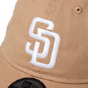NEW ERA ( ニューエラ ) 9TWENTY ウォッシュドコットン サンディエゴ・パドレス カーキ/ホワイト | 帽子 | キャップ | 日よけ | アウトドア | キャンプ | レジャー | 定番 | クロスストラップ | ユニセックス | にゅーえら | 14942666
