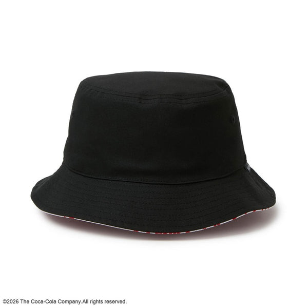 NEW ERA ( ニューエラ ) バケット01 リバーシブル Coca-Cola コカ･コーラ ブラック リバーシブル Coca-Cola コカコーラ バケットハット リバーシブルバケットハット 帽子 ハット 黒 ロゴ 15154783