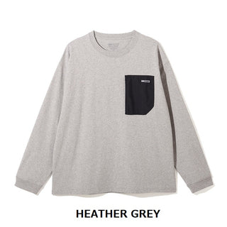 GRIP SWANY ( グリップスワニー ) 【 GSMCT-122 】 GEAR POCKET LS TEE | Tシャツ | ロンT | ロングTシャツ | シンプル | アウトドア | キャンプ | オシャレ | 異素材 | コットン | ぐりっぷすわにー