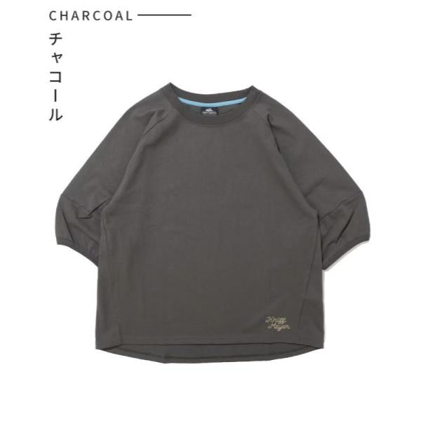 KRIFF MAYER ( クリフメイヤー ) ウェットプロテクトランタンスリーブT | LADYS | W2547817 | レディース | 半袖 | Tシャツ | 汗ジミ防止 | 速乾 | 接触冷感 | 撥水 | レジャー | オシャレ | シンプル | くりふめいやー