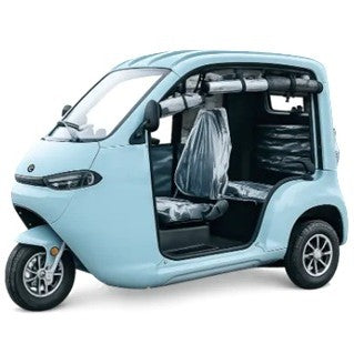 EQV PICNIC ピクニック 3人乗り 電動バイク 電動トゥクトゥク 電動三輪バイク EVバイク ミニEV 3輪 電動スクーター マイクロモビリティ 普通免許 AT限定可 車検不要 車庫証明不要 ヘルメット不要 2000W 72V 75Ah リン酸鉄リチウム