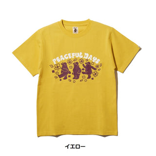 【 SALE 】 COBMASTER ( コブマスター ) COB PEACEFULDAYS TEE | シャツ | 半袖 | ウェア | トップス | 春夏 | レジャー | 定番 | Tシャツ | 綿100% | プリント | ホワイト | イエロー | ラベンダー | ブルー | 81149000 | カジュアル | こぶますたー
