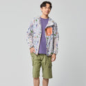 KRIFF MAYER ( クリフメイヤー ) クリーネス総柄フードジャケット | MENS | 2537804 | メンズ | 春 | 個性的 | ユニセックス | 防汚 | 薄手 | ポリエステル | アウトドア | キャンプ | お出かけ | コンパクト | くりふめいやー