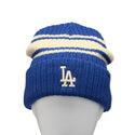 ’47 ( フォーティーセブン ) ’47 カフニット ロサンゼルス・ドジャース Harbor Stripe ロイヤルブルー | 帽子 | ニット帽 | 防寒 | 冬 | 青色 | 暖かい | アクリル | ニットキャップ | オシャレ | 14858313