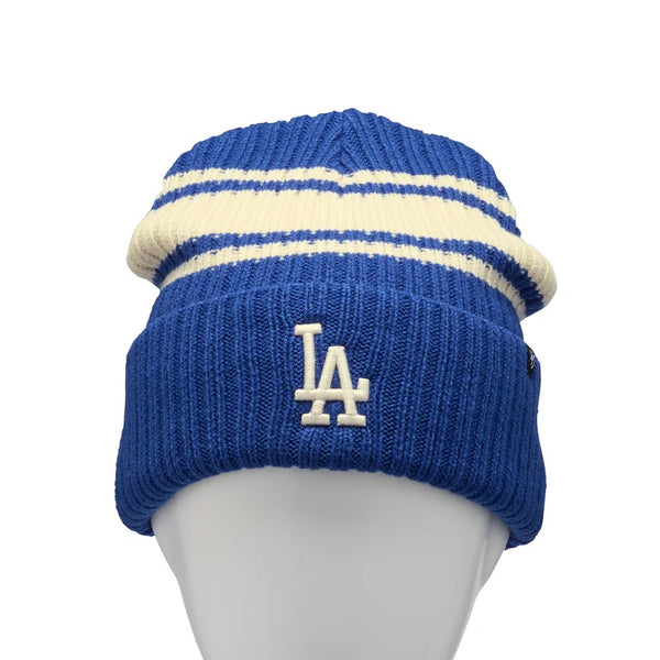 ’47 ( フォーティーセブン ) ’47 カフニット ロサンゼルス・ドジャース Harbor Stripe ロイヤルブルー | 帽子 | ニット帽 | 防寒 | 冬 | 青色 | 暖かい | アクリル | ニットキャップ | オシャレ | 14858313