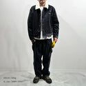 GRIP SWANY ( グリップスワニー ) 【 GSMJ-059 】 SHERPA TRUCKER JACKET | ジャケット | アウター | 冬 | 防寒 | シンプル | 暖かい | オシャレ | コットン | コーデュロイ | ユニセックス | メンズ | レディース | ボア | ウェア | ぐりっぷすわにー