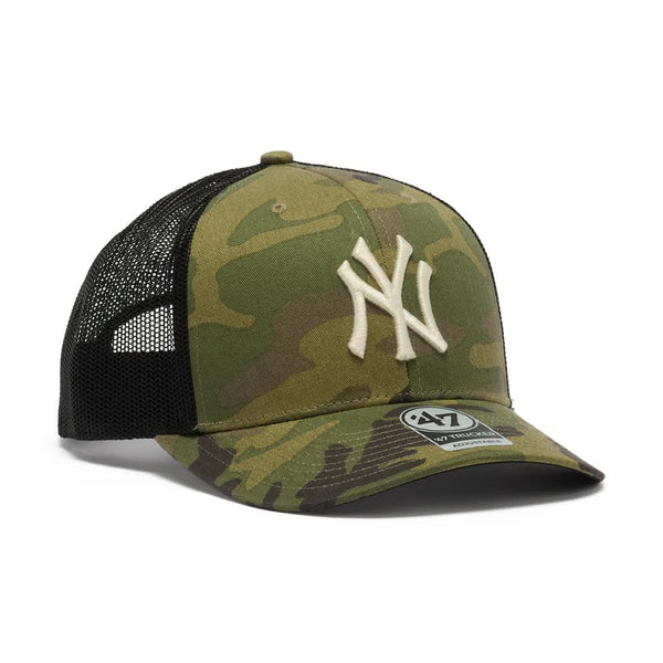 '47 ( フォーティーセブン ) '47 トラッカー ニューヨーク・ヤンキース MLB CAMO ウッドランドカモ | 帽子 | キャップ | サイズ調整 | ユニセックス | 日よけ | カモ | オシャレ | 型崩れしにくい | メッシュ | 14920289 | ふぉーてぃーせぶん
