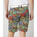 LOUDMOUTH ( ラウドマウス ) メンズ ECOベントメッシュ 柄ショートパンツ | ハーフパンツ | パンツ | ゴルフ | ウェア | ゴルフウェア | 派手 | 吸汗速乾 | UV | 接触冷感 | 遮熱 | ストレッチ | 765303