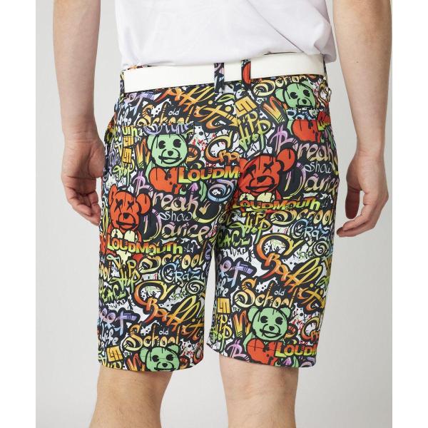LOUDMOUTH ( ラウドマウス ) メンズ ECOベントメッシュ 柄ショートパンツ | ハーフパンツ | パンツ | ゴルフ | ウェア | ゴルフウェア | 派手 | 吸汗速乾 | UV | 接触冷感 | 遮熱 | ストレッチ | 765303