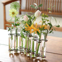 DULTON ( ダルトン ) LINK TUBE VASE リンク チューブ ベース | ゴールド | シルバー | 試験管 | 花瓶 | ガラス | ブラシ付 | オシャレ | ダイニング | 部屋 | 華やか | CH03-V76 | だるとん