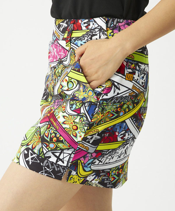 【 SALE 】 LOUDMOUTH ( ラウドマウス ) レディース ストレッチツイル 柄スカート | ゴルフ | スカート | 動きやすい | 764355 | 派手 | らうどまうす | 接触冷感 | 夏