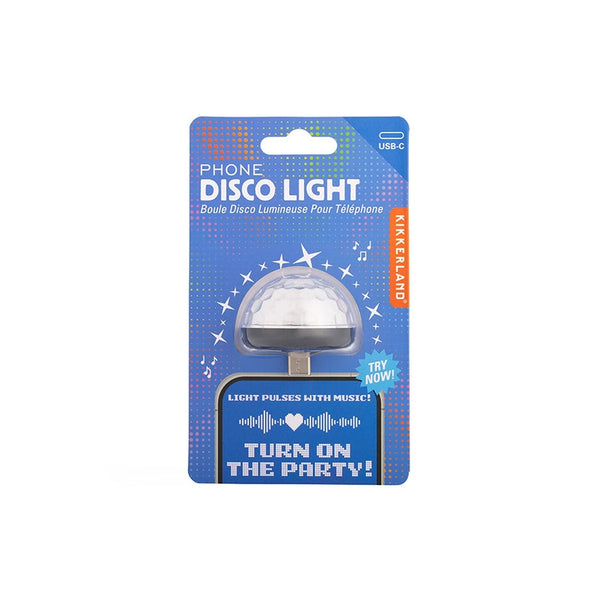 KIKKERLAND ( キッカーランド ) Type C Phone Disco Light TYPE-C フォン ディスコ ライト | パーティー | LEDライト | 光る | カラフル | USB | パーティー | ドライブ | 配信 | プレゼント | ギフト | KUS248 | きっかーらんど