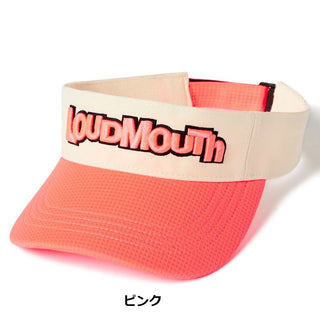 LOUDMOUTH ( ラウドマウス ) ユニセックス 軽量配色バイザー | 定番 | 軽量 | コンパクト | 形状記憶 | ゴルフ | サンバイザー | 日よけ | オシャレ | カラフル | 765908