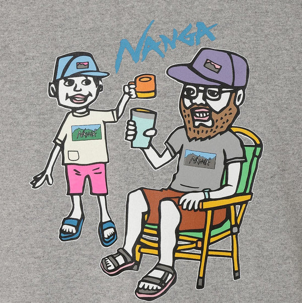 NANGA ( ナンガ ) ECO HYBRID TEE ( FAM PT ) エコハイブリッドティー | シャツ | 半袖 | アウトドア | 夏服 | Tシャツ | N0003672 | グラフィックデザイン | 透けにくい | コットン | なんが