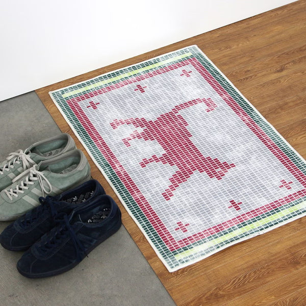 DETAIL ( ディテール ) Washable Rug Walking Cat | ウォッシャブル ラグ ウォーキング キャット | マット | 玄関マット | ネコ | 猫 | かすれ加工 | リビング | オシャレ | インテリア | 敷物 | H0163W | でぃてーる