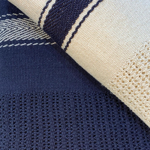 【 SALE 】 DULTON ( ダルトン ) LENO WEAVE BLANKET NAVY リノ ウィーブ ブランケット | 車内 | オフィス | リビング | コットン | 防寒 | インテリア | 薄手 | リラックス | T21-0392 | だるとん