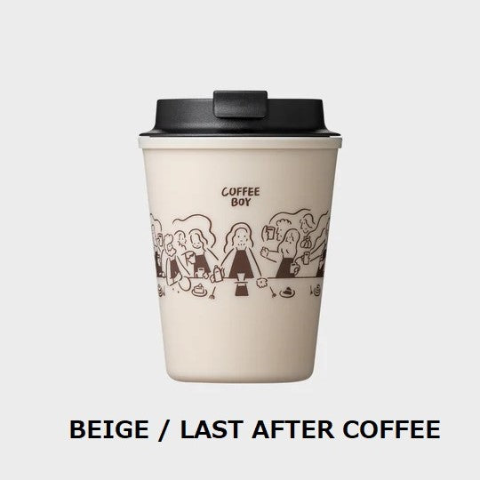 RIVERS ( リバーズ ) ウォールマグ スリーク COFFEE BOY | 名画 | モチーフ | コップ | カップ | マグカップ | 可愛い | プレゼント | ギフト | 軽い | タンブラー | 持ち運び | 運転 | シンプル | コラボ | 割れにくい | ドライブ | 在宅ワーク | オフィス | 二重構造