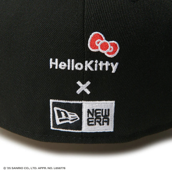 NEW ERA ( ニューエラ ) 59FIFTY HELLO KITTY キャップ ブラック | キャップ | 帽子 | ハローキティ | キティちゃん | キティ | 14348625 | ユニセックス | 日よけ | ポリエステル | にゅーえら | コラボ