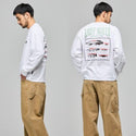 KRIFF MAYER ( クリフメイヤー ) クリフメイヤー 外遊びプリントロンT 古代魚 ロンT 長袖Tシャツ 長袖Tシャツ メンズ メンズロンT プリントTシャツ カジュアルTシャツ アメカジ アメカジTシャツ アウトドアウェア アウトドアTシャツ 外遊び