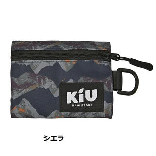 KiU ( キウ ) ウォーターリペレントマルチケース | k283 | ケース | ポーチ | 撥水 | アウトドア | キャンプ | 登山 | 旅行 | ピクニック | お出かけ | Dカン付 | クリア素材 | ポリエステル | 窓付き | ミニ財布 | 財布 | ウォレット
