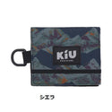 KiU ( キウ ) ウォーターリペレント ウォレット タイプ-C K459 | 財布 | ミニ | コンパクト | 二つ折り | 薄型 | 600D生地 | 撥水 | Dカン付 | 丈夫 | 旅行 | アウトドア | キャンプ | フェス | レジャー