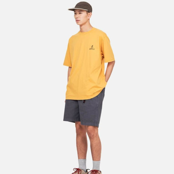 GRAMICCI ( グラミチ ) ONE POINT LOGO TEE | ワンポイントロゴTシャツ | Tシャツ | 半袖 | 夏服 | シンプル | ドライタッチ | 速乾 | プリントT | オシャレ | アウトドア | キャンプ | G4SU-T096 | ぐらみち