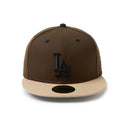 NEW ERA ( ニューエラ ) 59FIFTY powered by GORO ( min-nano ) ロサンゼルス・ドジャース ウォルナット/キャメル | 帽子 | キャップ | フラットバイザー | ユニセックス | 14880417 | にゅーえら