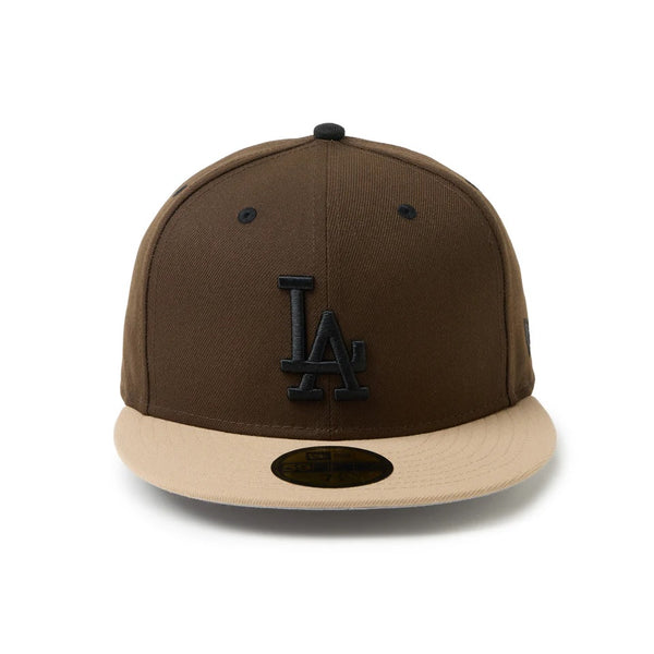 NEW ERA ( ニューエラ ) 59FIFTY powered by GORO ( min-nano ) ロサンゼルス・ドジャース ウォルナット/キャメル | 帽子 | キャップ | フラットバイザー | ユニセックス | 14880417 | にゅーえら