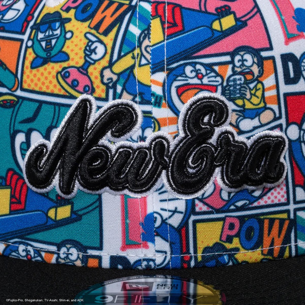 NEW ERA ( ニューエラ ) 9FIFTY ドラえもん コミック オールオーバープリント ブラックバイザー | キャップ | 14935420 | 帽子 | CAP | メンズ | レディース | ユニセックス | ブランド | おしゃれ | プレゼント | 贈り物 | アウトドア | コミック柄 | サイズ調整可