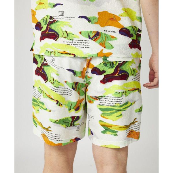 LOUDMOUTH ( ラウドマウス ) メンズ ニットサッカー 柄ショートパンツ | パンツ | ハーフパンツ | ゴルフ | ウェア | ゴルフウェア | 派手 | 吸汗速乾 | UV | ストレッチ | ポリエステル | 765305