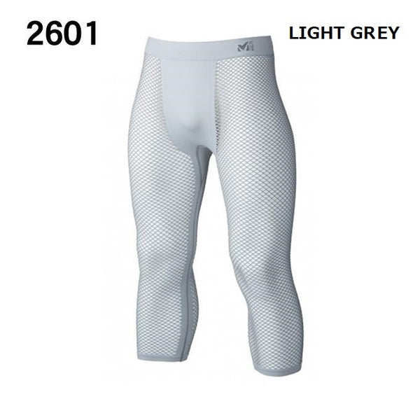 【 SALE 】 MILLET ( ミレー ) トレッキング タイツ メンズ ドライナミックメッシュ3/4 タイツ | MIV01357 | 0247 | 2601 | 登山 | キャンプ | レジャー | アウトドア | スポーツ | アンダーウェア | ドライ | みれー