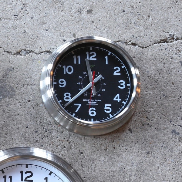 DULTON ( ダルトン ) WALL CLOCK "BRISTOL" S-30 ウォール クロック "ブリストル" S-30 | 時計 | 掛け時計 | インテリア | シンプル | オシャレ | 無音に近い | K725-925 | だるとん