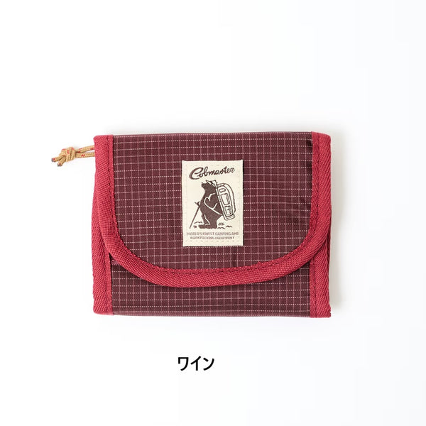 COBMASTER ( コブマスター ) COB_Boxrip_LEISURE WALLET 財布 コンパクト 軽量 メンズ レディース ユニセックス 旅行 アウトドア キャンプ 81950300 チェック柄 リップストップ カード収納 フェス 格子柄