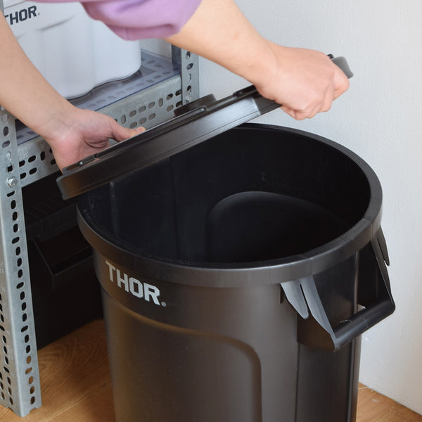 THOR ( ソー ) ラウンドリッド フォー 38L | 蓋 | フタ | ふた | ラウンドコンテナ用 | 38L | シンプル | ブラック | ライトグレー | 368338 | そー