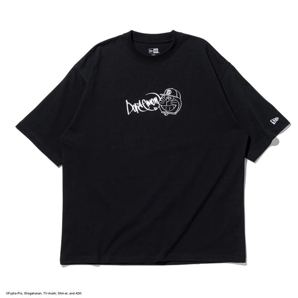 NEW ERA ( ニューエラ ) 半袖 オーバーサイズド コットン Tシャツ ドラえもん グラフィティ ブラック | 夏服 | 黒色 | オーバーサイズ | コットン | ゆとり | アウトドア | レジャー | お出かけ | プレゼント | ギフト | 14935368 | にゅーえら | カジュアル