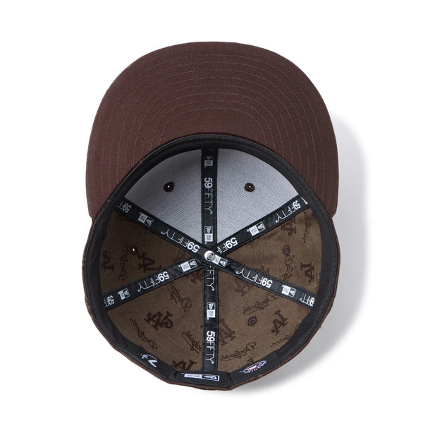 NEW ERA ( ニューエラ ) 59FIFTY MLB Jacquard ロサンゼルス・ドジャース ブラウン | 帽子 | キャップ | 日よけ | コットン | ジャガード | 14745170 | フラットバイザー | アウトドア | オシャレ | お出かけ | キャンプ | レジャー | にゅーえら
