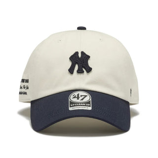 '47 ( フォーティーセブン ) '47 クリーンナップ ニューヨーク・ヤンキース CONTEMPORARY BASICS ベースランナー サンドストーン ネイビーバイザー | 帽子 | キャップ | 日よけ | オシャレ | お出かけ | レジャー | 14920543 | ふぉーてぃーせぶん