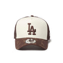 NEW ERA ( ニューエラ ) 9FORTY A-Frame トラッカー MLB Jacquard ロサンゼルス・ドジャース ブラウン | 帽子 | キャップ | サイズ調整 | ユニセックス | ジャカード | オシャレ | 日よけ | 14744915 | にゅーえら