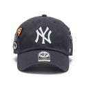 '47 ( フォーティーセブン ) クリーンナップ ニューヨーク・ヤンキース BADGES キャップ 帽子 ベースボールキャップ CLEAN UP MLB メジャーリーグ ニューヨークヤンキース ヤンキース NY ロゴ 刺繍 メンズ レディース ユニセックス カーブバイザー アジャスター サイズ調整