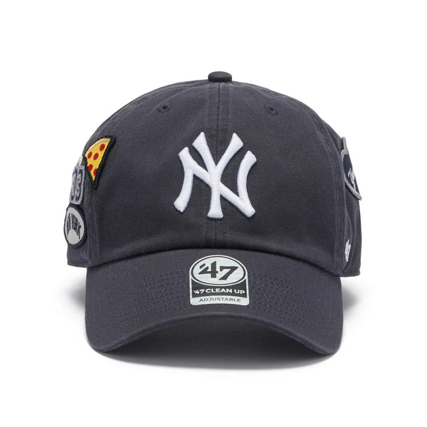 '47 ( フォーティーセブン ) クリーンナップ ニューヨーク・ヤンキース BADGES キャップ 帽子 ベースボールキャップ CLEAN UP MLB メジャーリーグ ニューヨークヤンキース ヤンキース NY ロゴ 刺繍 メンズ レディース ユニセックス カーブバイザー アジャスター サイズ調整