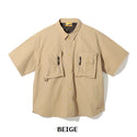 GRIP SWANY ( グリップスワニー ) 【 GSUSH-136 】 GS UTILITY BOX SHIRTS | 半袖 | シャツ | ウェア | 夏服 | アウトドア | キャンプ | 釣り | レジャー | 柔らかい | シンプル | 刺繍 | ぐりっぷすわにー