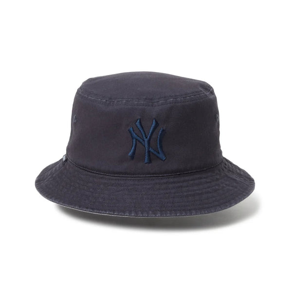 NEW ERA ( ニューエラ ) バケット01 リバーシブル MLB Bucket Hat ニューヨーク・ヤンキース ネイビー / ダークグラファイト | ハット | 帽子 | 日よけ | コットン | ユニセックス | アウトドア | お出かけ | オシャレ | キャンプ | 14744770 | にゅーえら