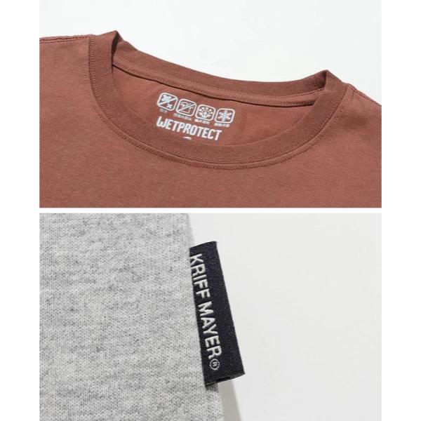 KRIFF MAYER ( クリフメイヤー ) ウェットプロテクトTシャツ ( 4アフロ ) 2557804 | 半袖 | 夏服 | Tシャツ | 汗染み防止 | 防汚 | 接触冷感 | アウトドア | レジャー | キャンプ | ユニセックス | くりふめいやー | オシャレ | カジュアル