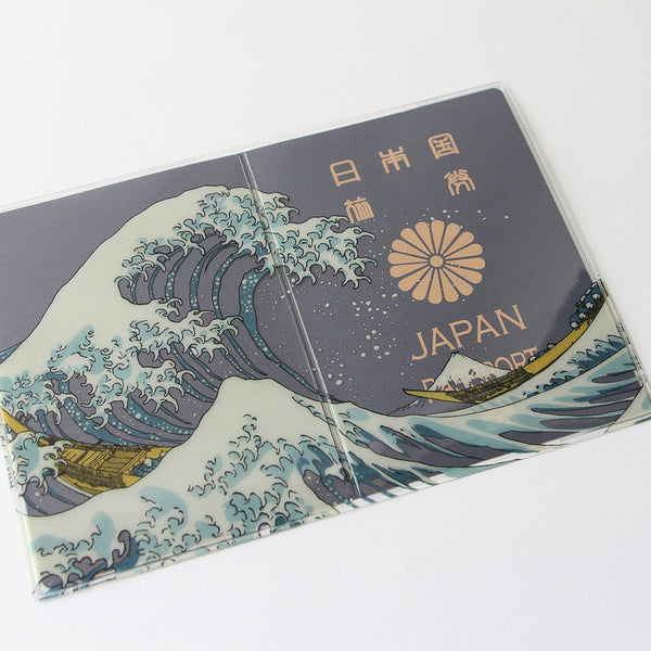 DETAIL ( ディテール ) Aofuji | アオフジ | 日本画のパスポートカバー | 5年用のパスポート | パスポートカバー | 日本画 | ポケット | 収納 | 便利 | 3099 | でぃてーる