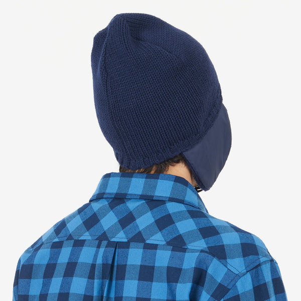 MILLET ( ミレー ) イアー パッド ビーニー | 帽子 | 冬 | 防寒 | 暖かい | 耳まで | 耳当て | リブ編み | 保温 | アクリル | ネックフラップ付 | アウトドア | キャンプ | お出かけ | みれー | MIV03164