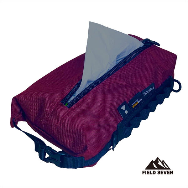 Aplysia  × FIELDOG　キッチンペーパー ・ BOXティッシュカバー ペーパーホルダー キャンプ アウトドア コーデュラ1000D メッシュポケット
