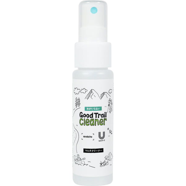 asobito ( アソビト ) 水がいらないGood Trail Cleaner | クリーナー | abo-20 | 洗浄 | 消臭 | 除菌 | 登山 | キャンプ | ハイキング | お出かけ | 水がいらない | 小型ボトル | アルカリイオン水 | スプレー
