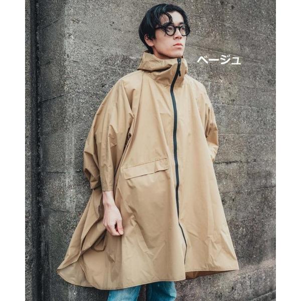 KiU ( キウ ) レインポンチョ 2ND K405 | ポンチョ | 雨具 | 合羽 | カッパ | 通勤 | 通学 | オシャレ | 防水 | 撥水 | リフレクター | 止水ファスナー | シームテープ | 収納袋付 | ユニセックス | 大雨