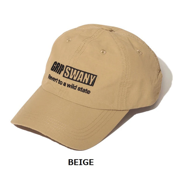 GRIP SWANY ( グリップスワニー ) 【 GSUA-183 】 RIPSTOP SUPPLEX GEAR CAP | 帽子 | キャップ | サイズ調整 | アウトドア | キャンプ | レジャー | ナイロン100% | 軽い | 軽量 | ぐりっぷすわにー